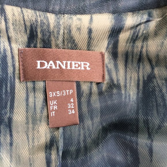 DANIER - Unique Leather Jacket - XXXS (3XS) - Picture 6 of 7
